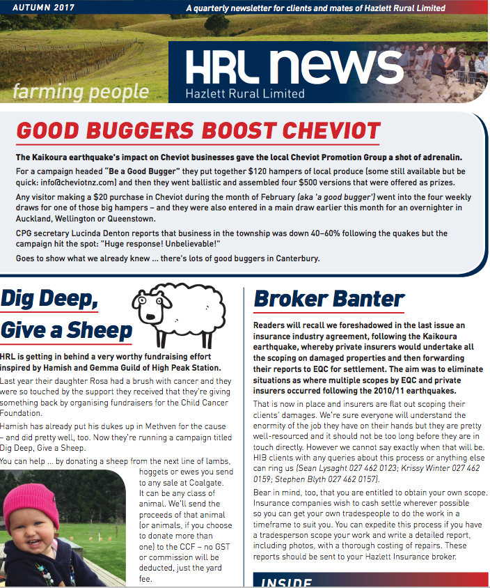 HRL Newsletter Autumn 2017