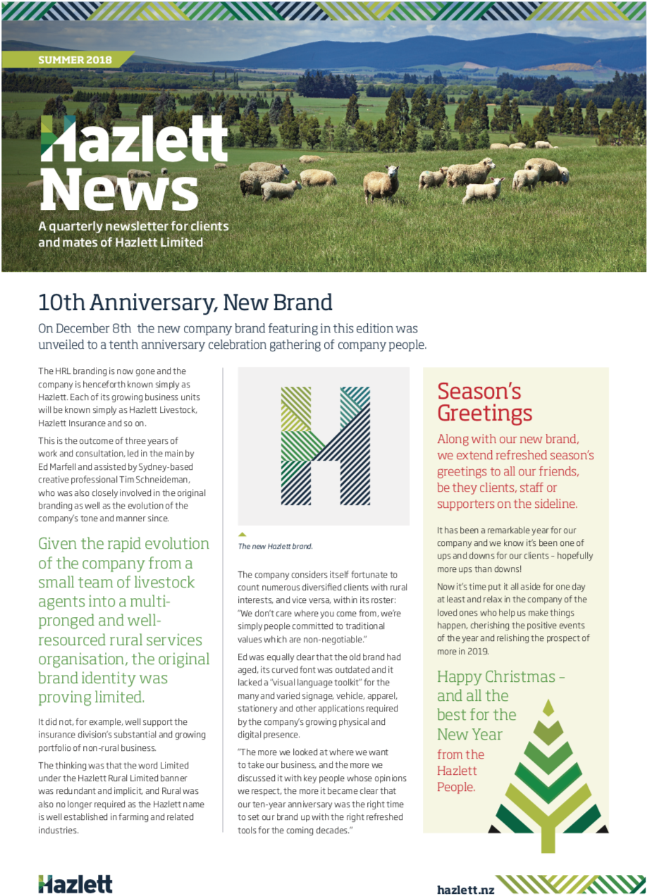 HRL Newsletter Summer 2018