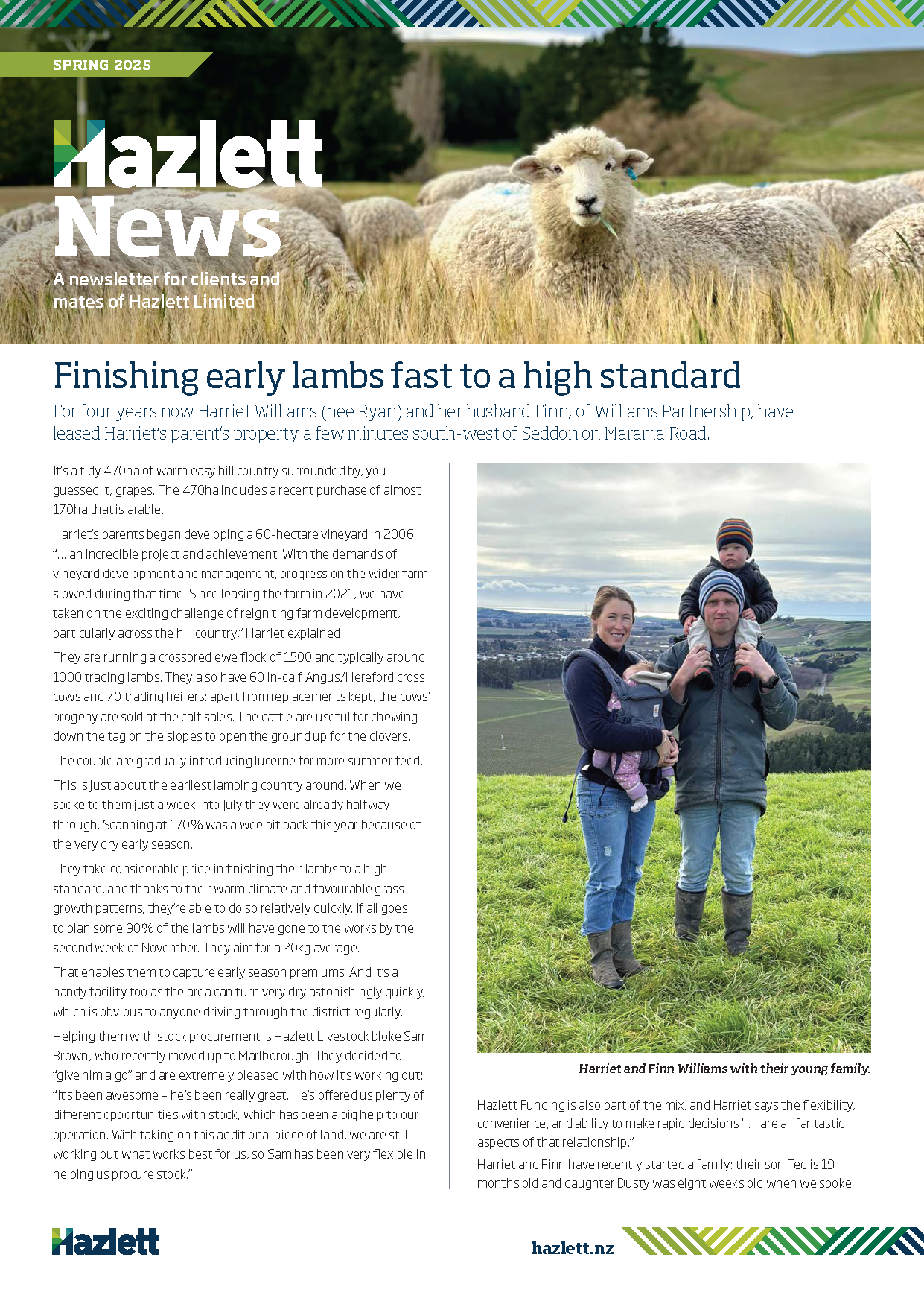 Hazlett Newsletter Spring 2025