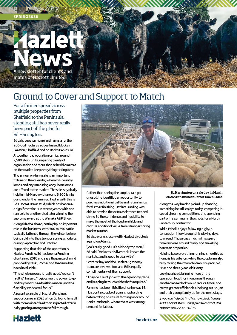 Hazlett Newsletter Spring 2026